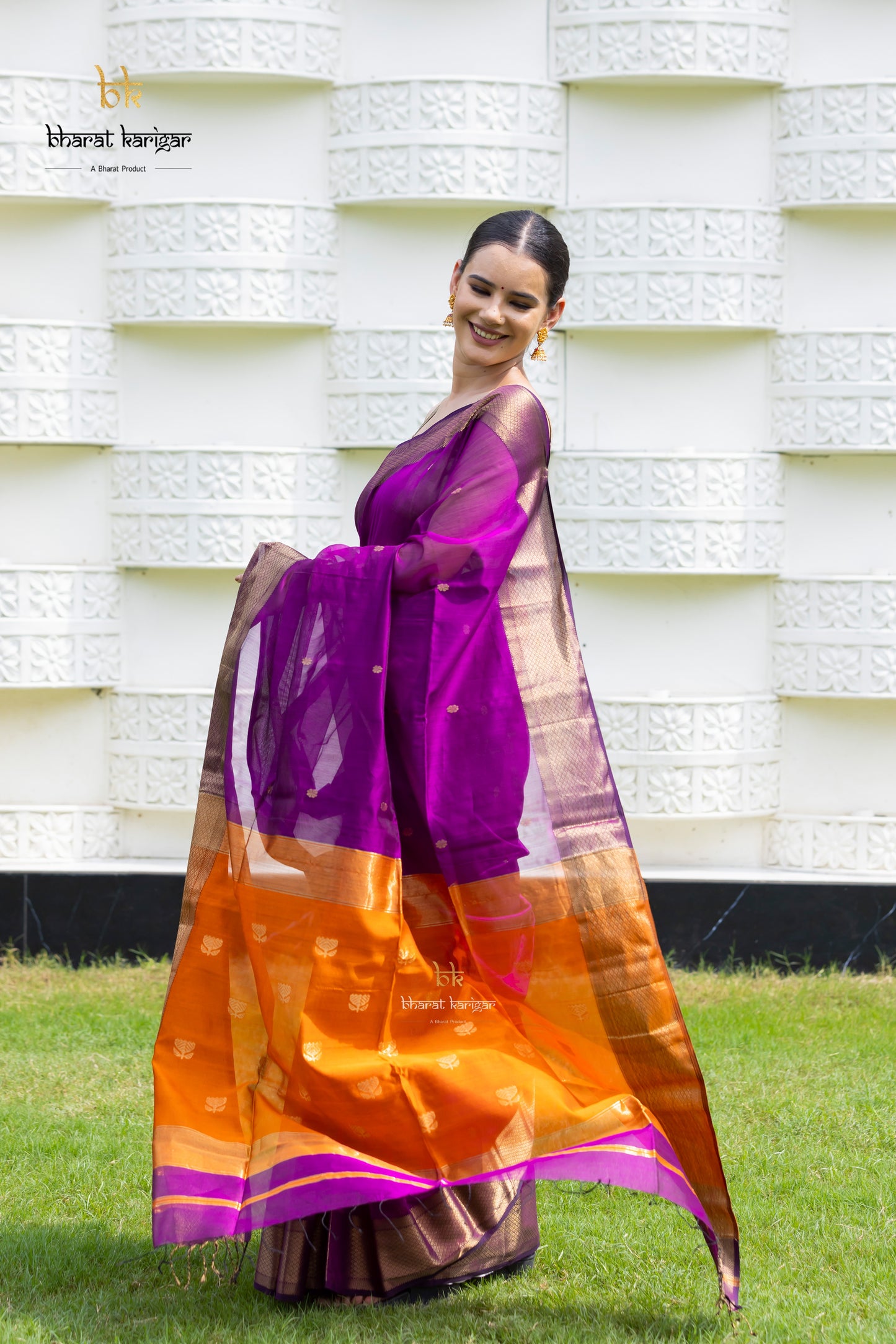 Maheshwari handloom Saree -Product code-THA045