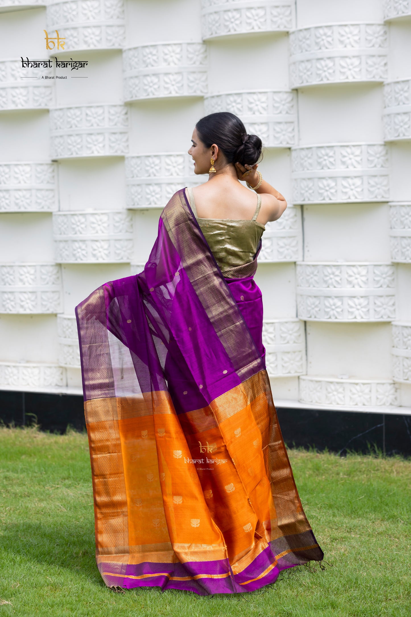 Maheshwari handloom Saree -Product code-THA045