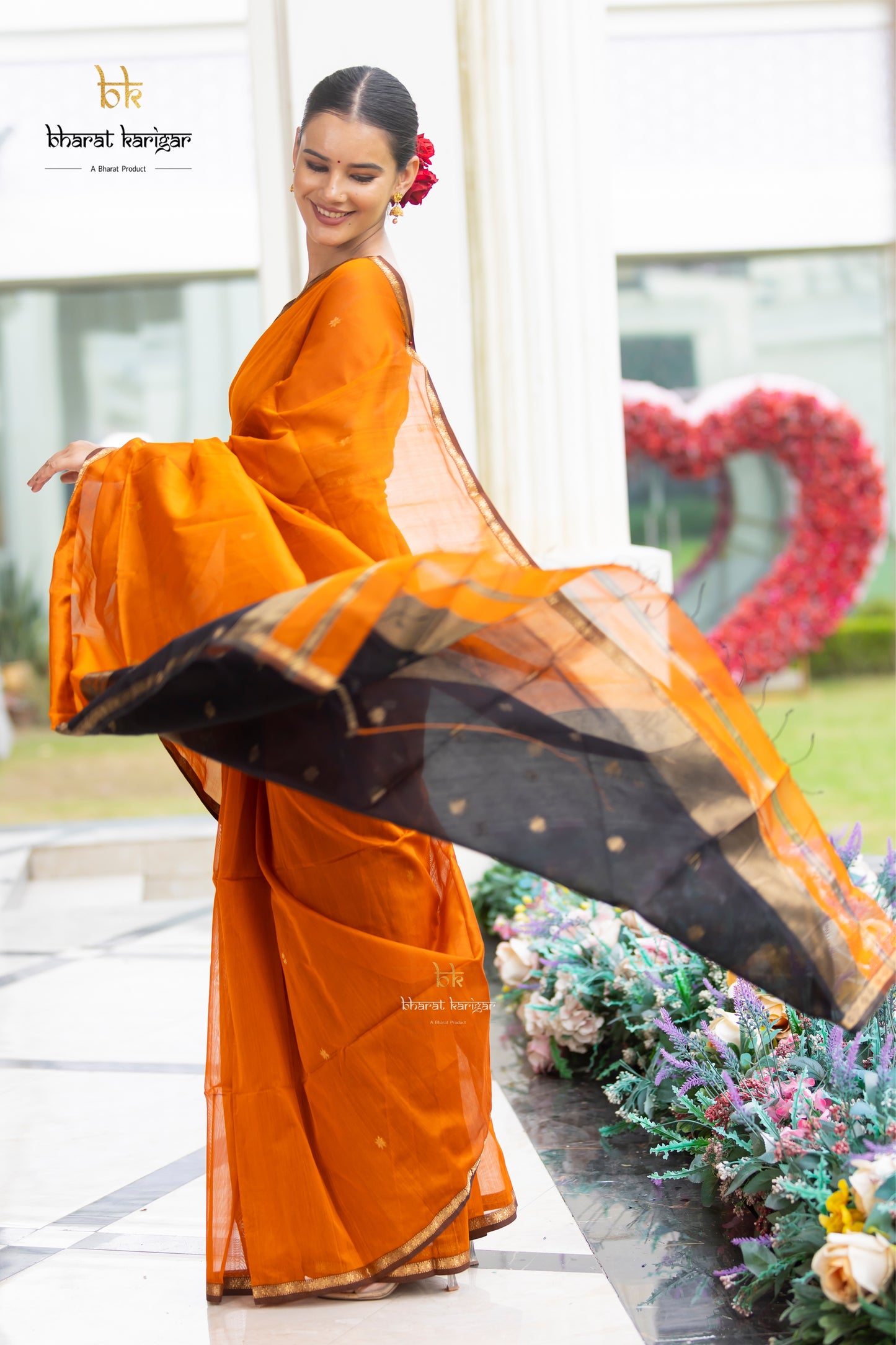 Maheshwari handloom Saree -Product code-THA050