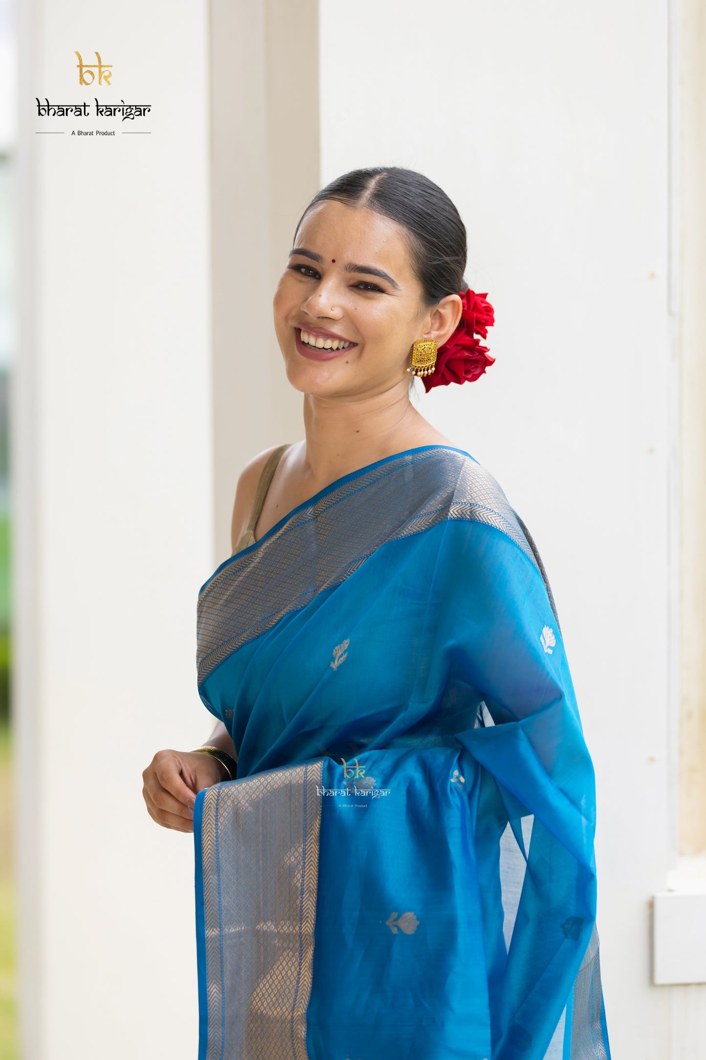 Maheshwari handloom Saree -Product code-THA051