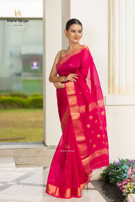 Maheshwari handloom Saree -Product code-THA052