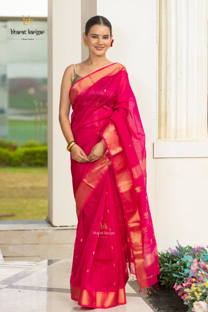 Maheshwari handloom Saree -Product code-THA052