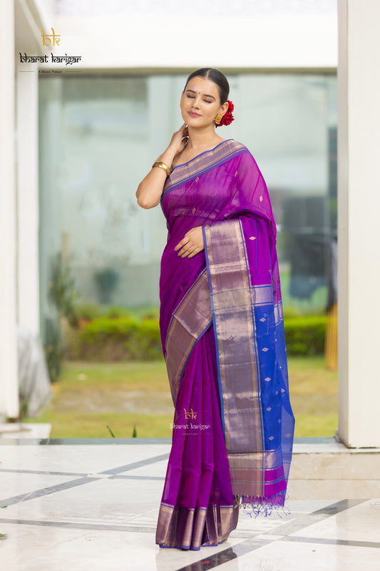 Maheshwari handloom Saree -Product code-THA053