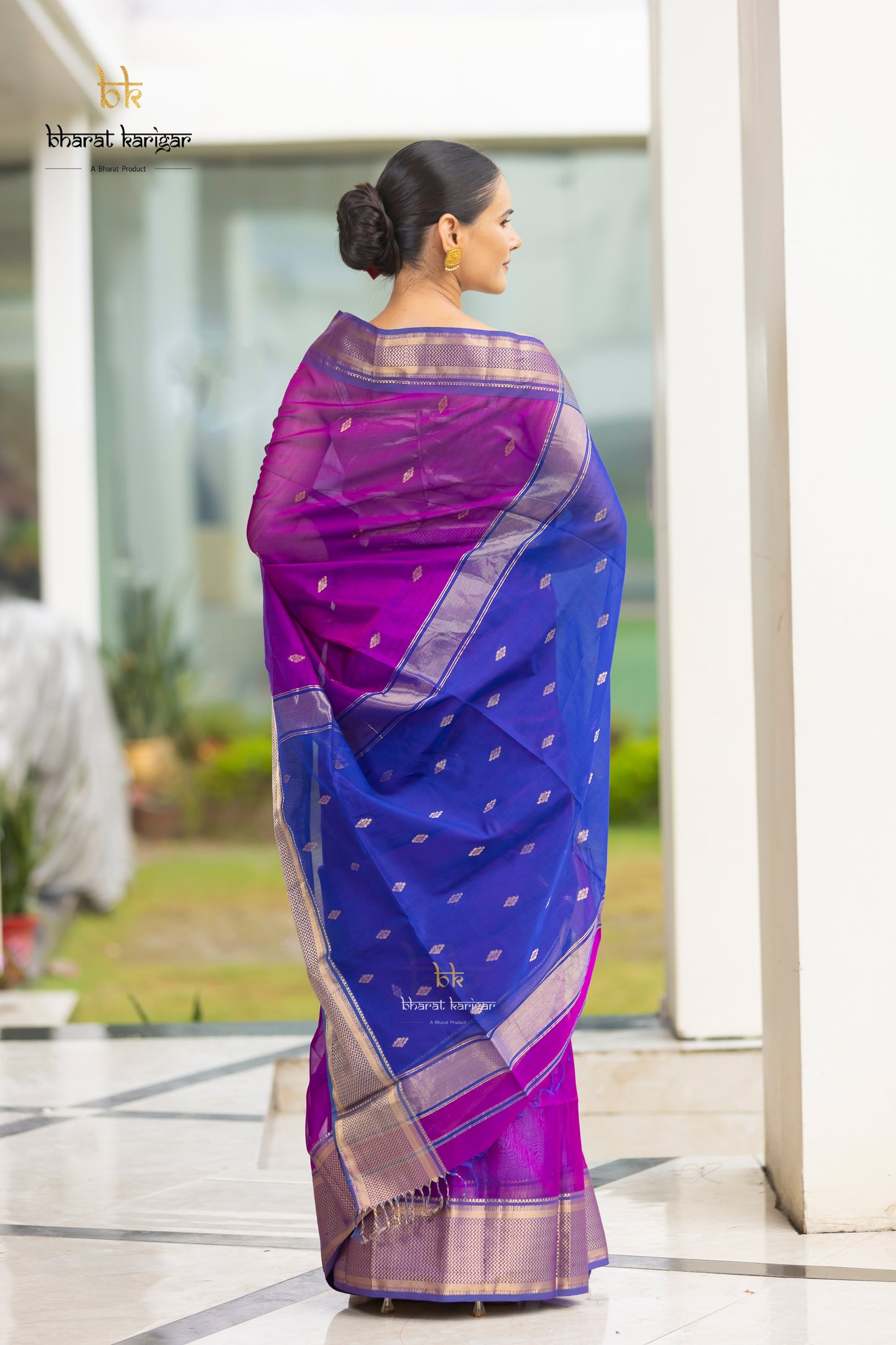 Maheshwari handloom Saree -Product code-THA053