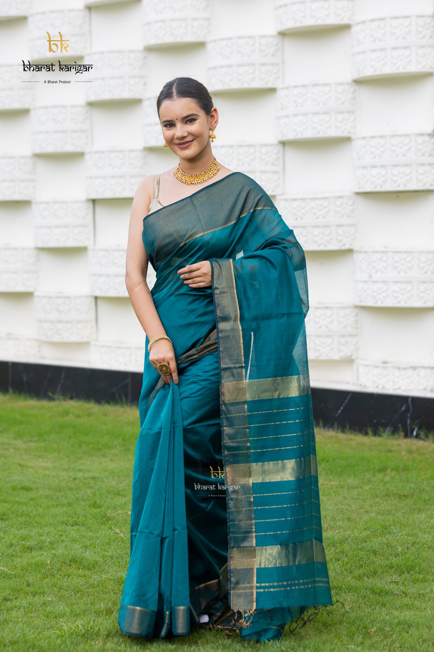 Maheshwari handloom Saree -Product code-THA061