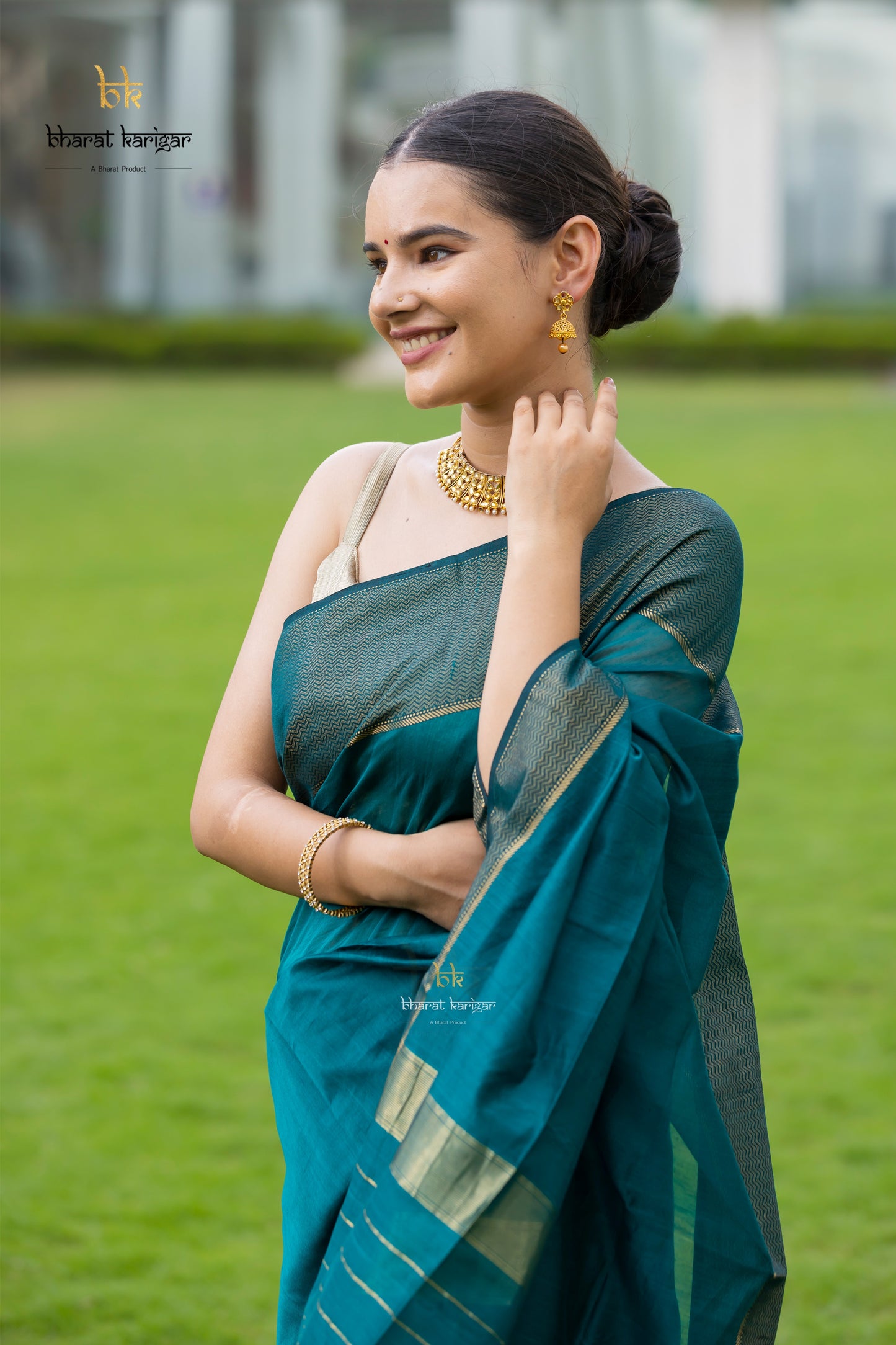 Maheshwari handloom Saree -Product code-THA061