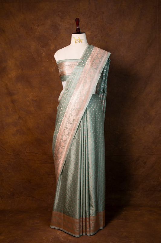 Banarasi mashru handloom Silk code-BYD018