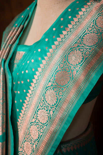 Banarasi mashru handloom Silk code-BYD024