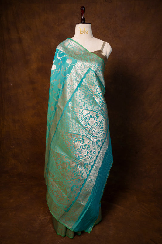 Banarasi mashru handloom Silk code-BYD005
