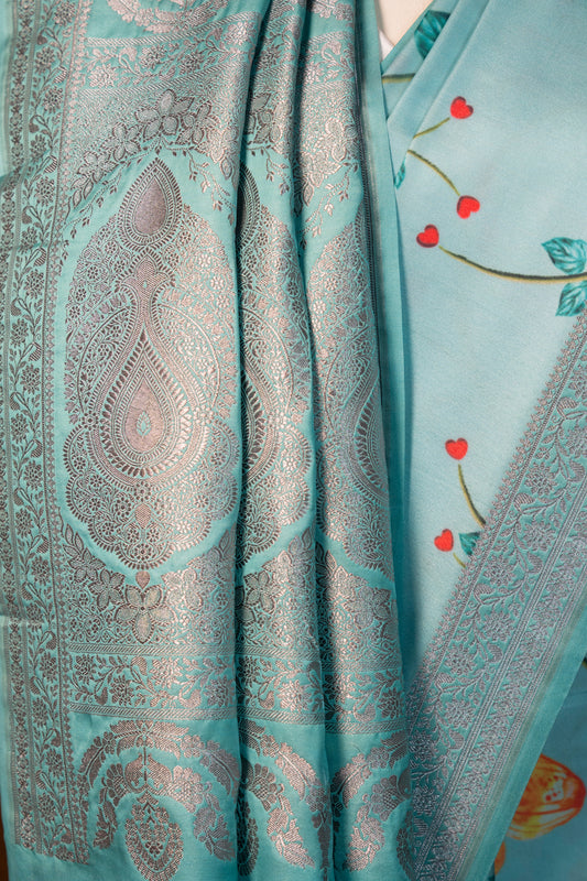 Banarasi mashru handloom Silk code-BYD002