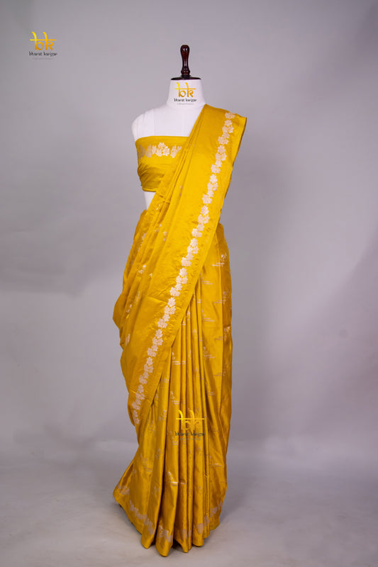 Banarasi mashru handloom Silk code-BYD086