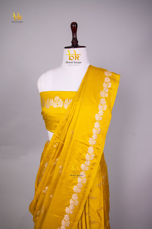 Banarasi mashru handloom Silk code-BYD086