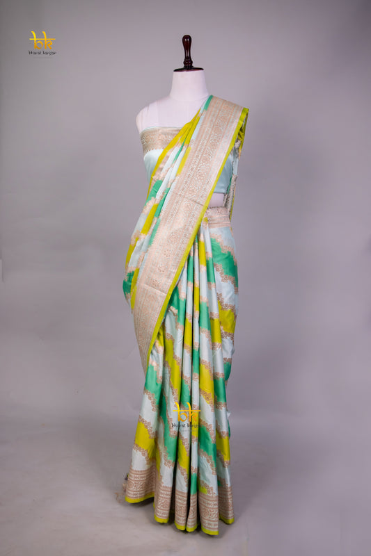 Banarasi mashru handloom Silk code-BYD090