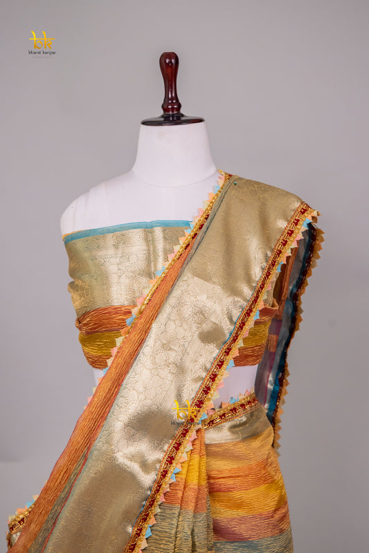 Banarasi mashru handloom Silk code-BYD108
