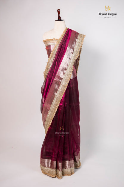 Banarasi Tissue handloom Silk Saree code-BSS19