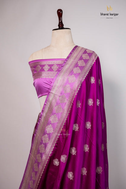 Banarasi mashru handloom Silk code-BSH23
