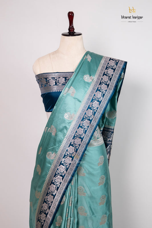 Banarasi mashru handloom Silk code-BSH27