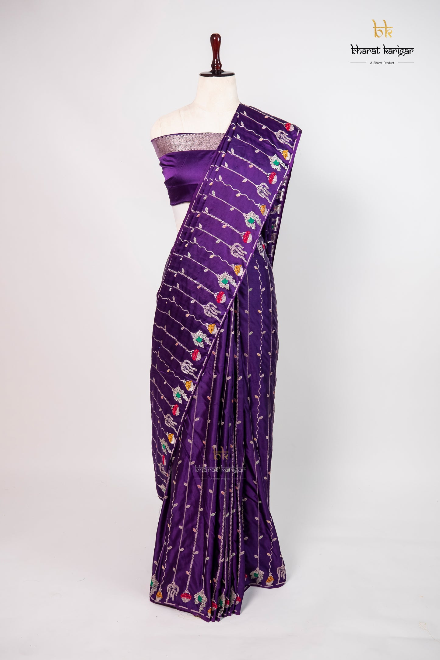 Banarasi mashru handloom Silk code-BSH34