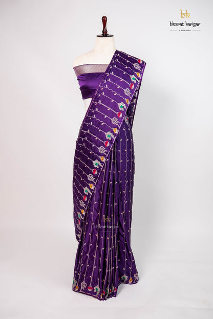 Banarasi mashru handloom Silk code-BSH34