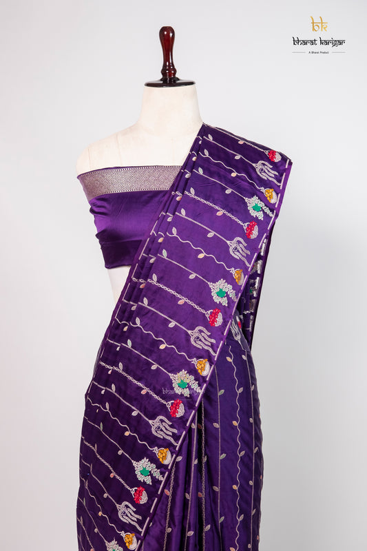 Banarasi mashru handloom Silk code-BSH34