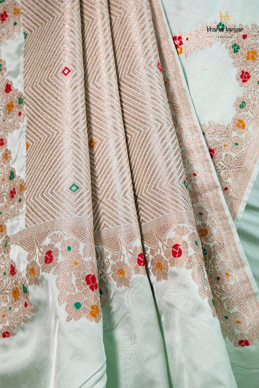 Banarasi mashru handloom Silk code-BSH40