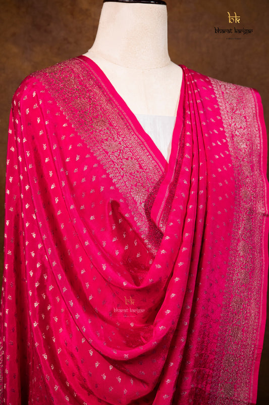 Banarasi Handloom Crepe Dupatta Code-BDH02