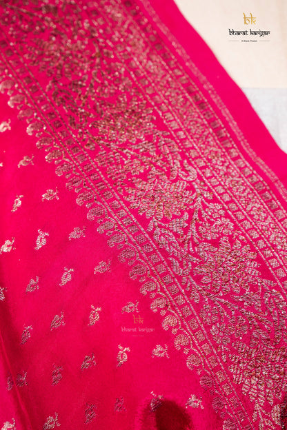 Banarasi Handloom Crepe Dupatta Code-BDH02