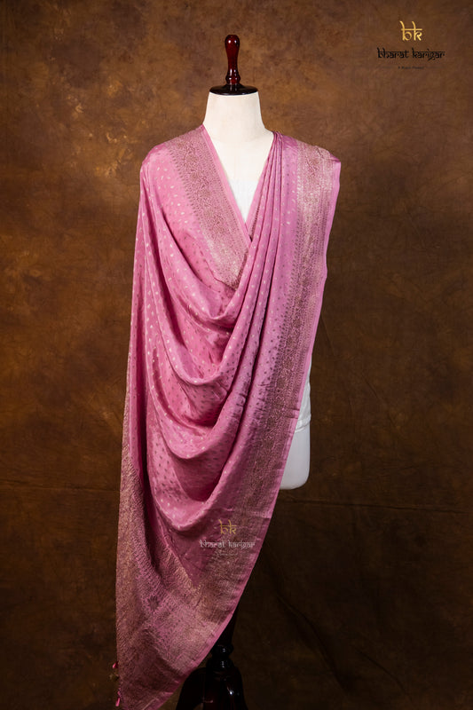 Banarasi Handloom Crepe Dupatta Code-BDH04