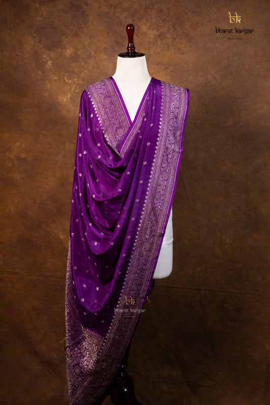 Banarasi Handloom Crepe Dupatta Code-BDH09
