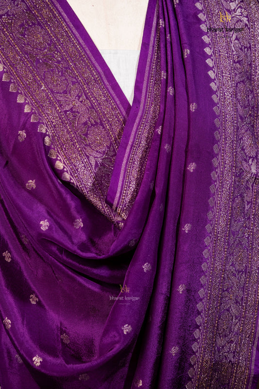 Banarasi Handloom Crepe Dupatta Code-BDH09