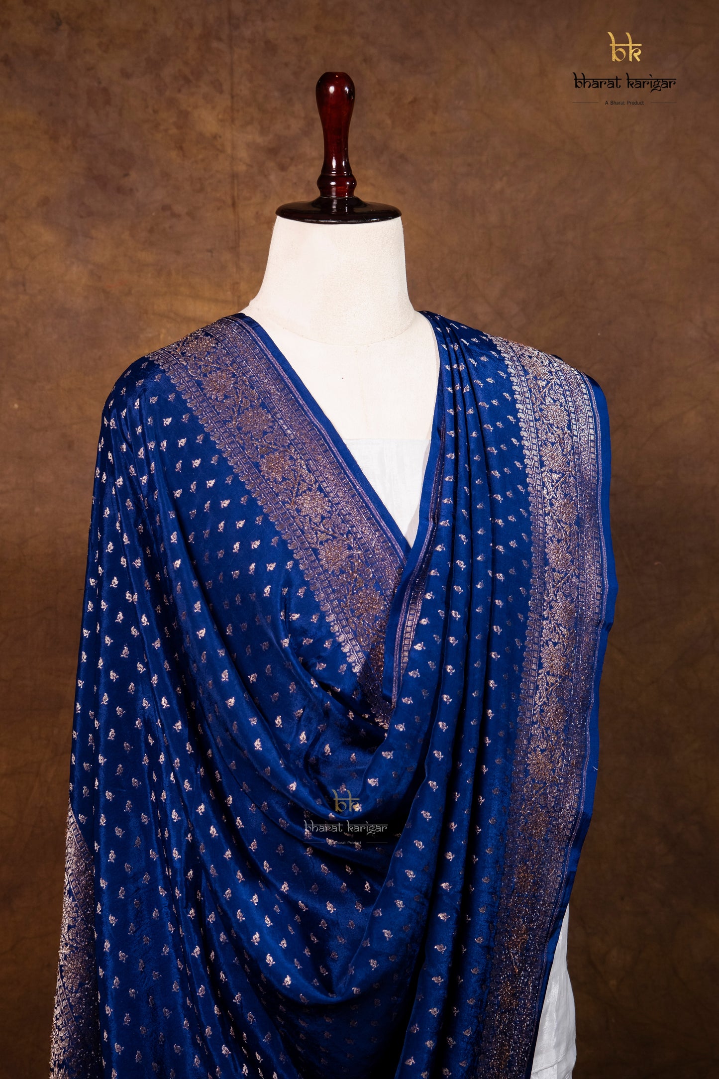 Banarasi Handloom Crepe Dupatta Code-BDH10
