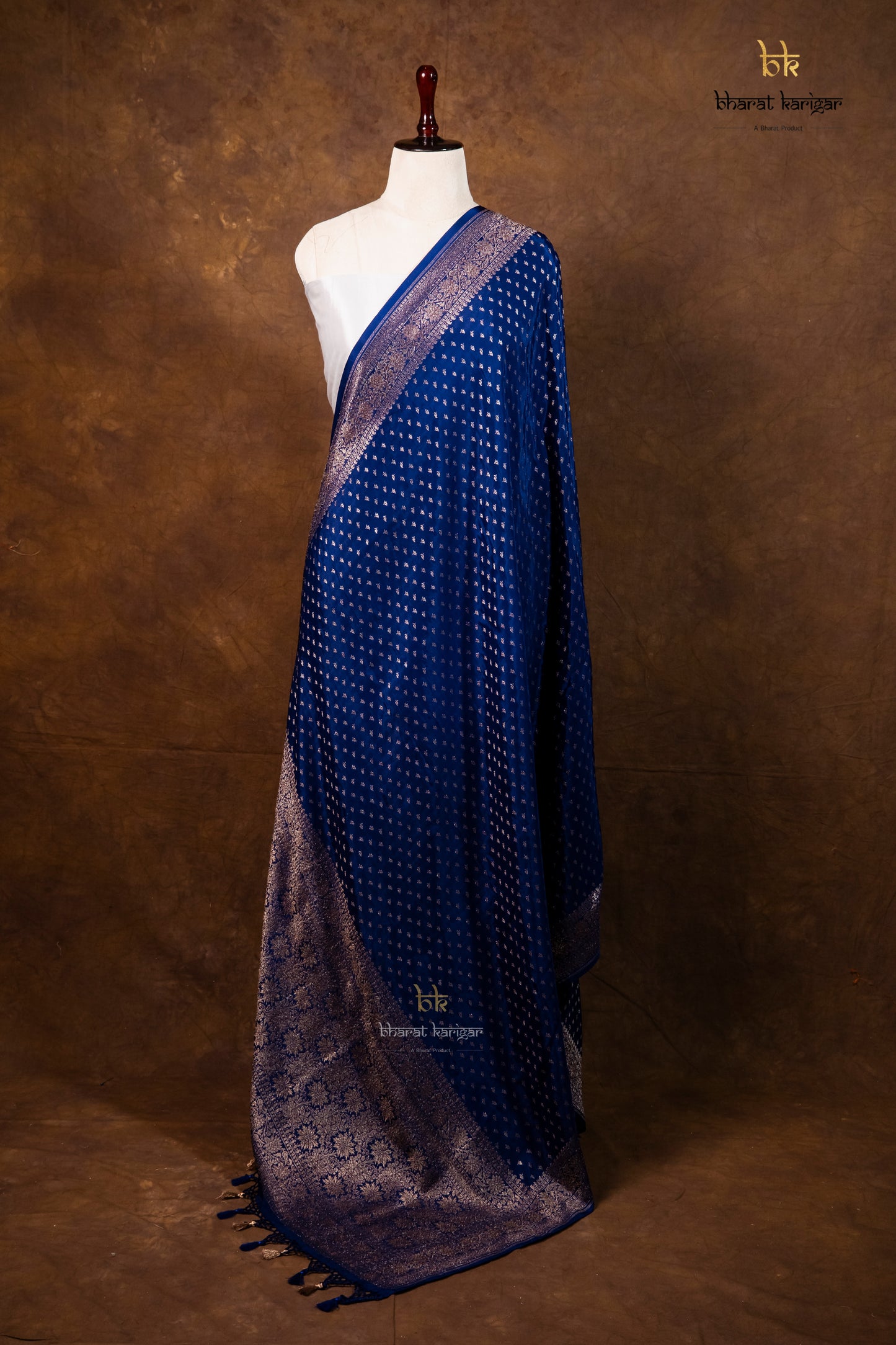 Banarasi Handloom Crepe Dupatta Code-BDH10