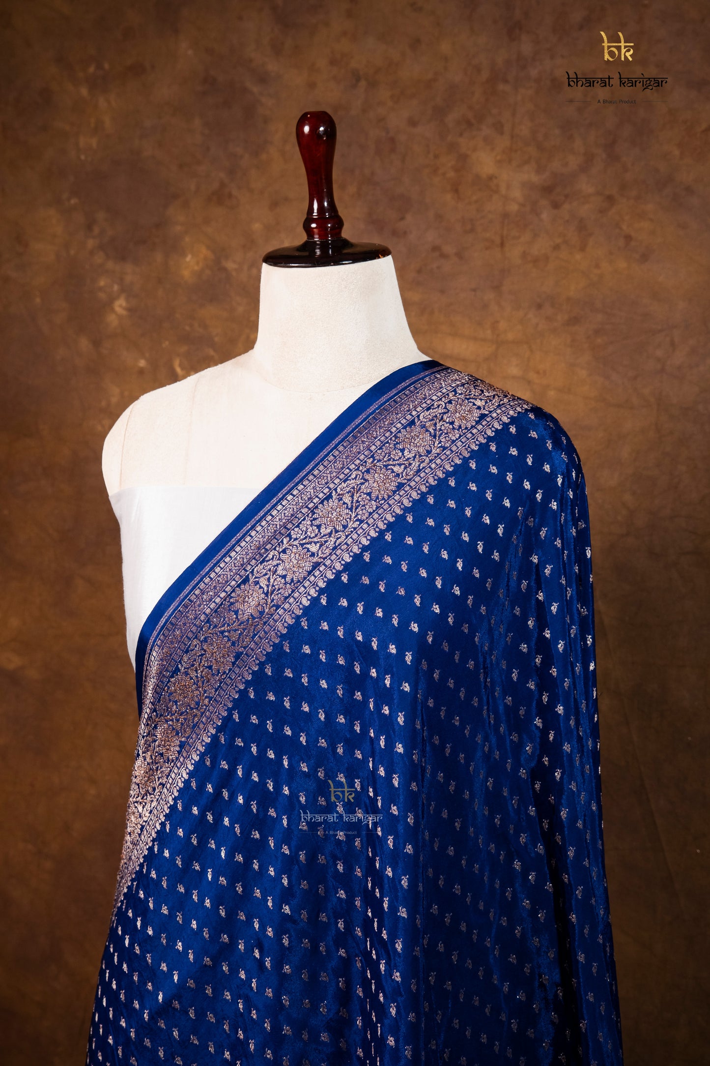 Banarasi Handloom Crepe Dupatta Code-BDH10