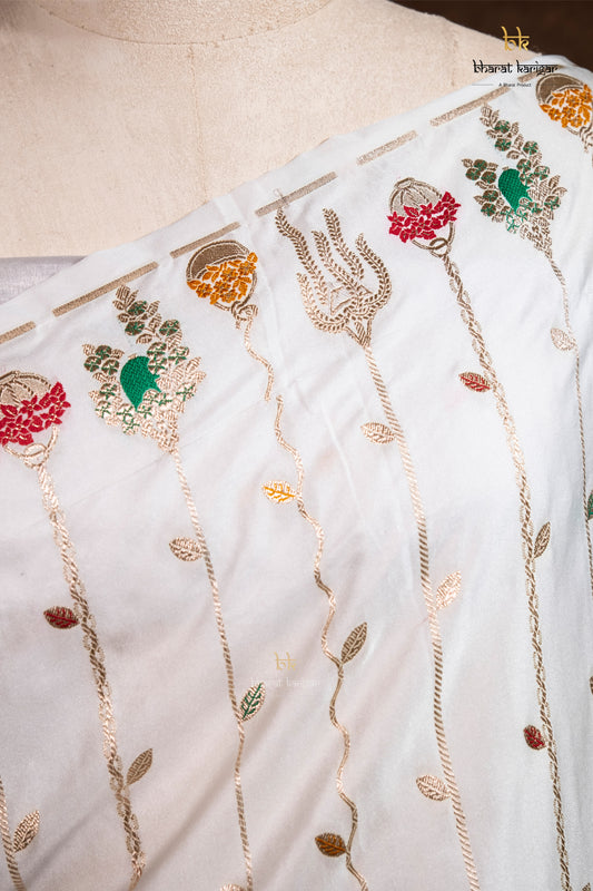 Banarasi mashru handloom Silk code-BSH01