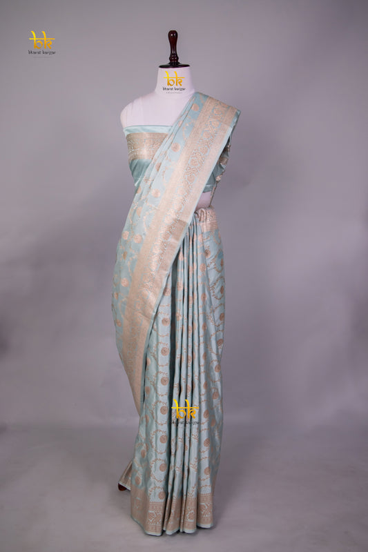 Banarasi mashru handloom Silk code-BYD115