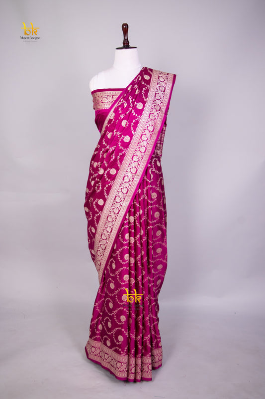 Banarasi mashru handloom Silk code-BYD118