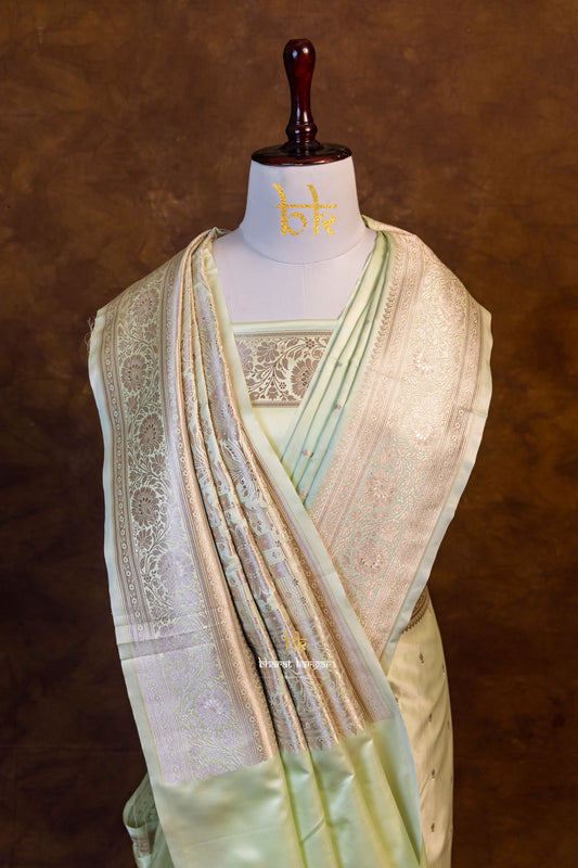 Banarasi mashru handloom Silk code-BYD058