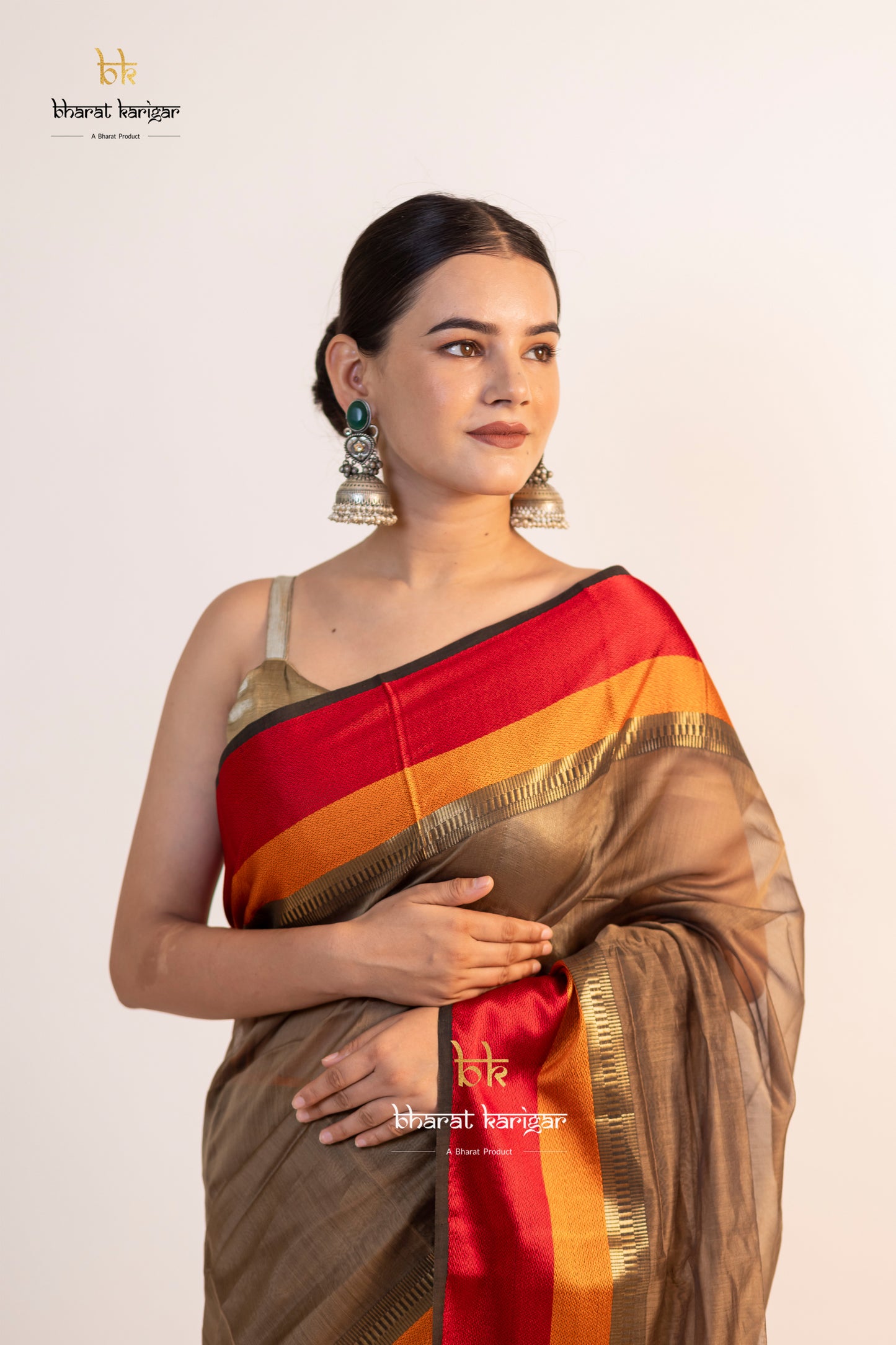 Maheshwari handloom Saree -Product code-THA001