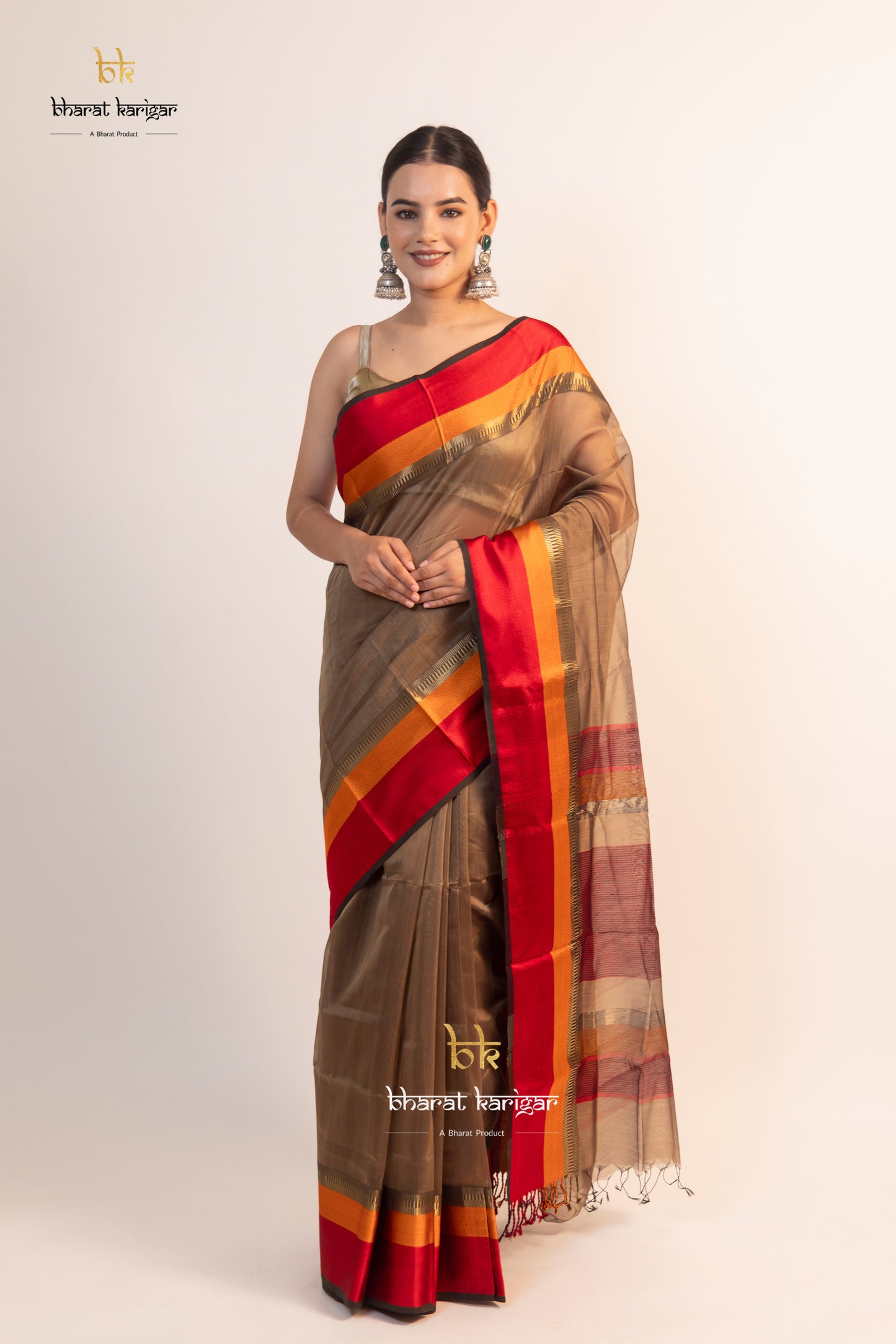 Maheshwari handloom Saree -Product code-THA001