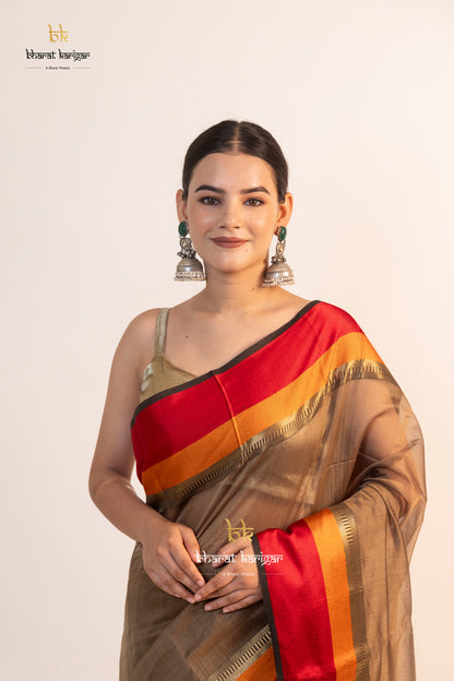 Maheshwari handloom Saree -Product code-THA001