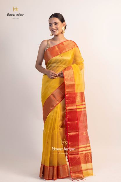 Maheshwari handloom Saree -Product code-THA021