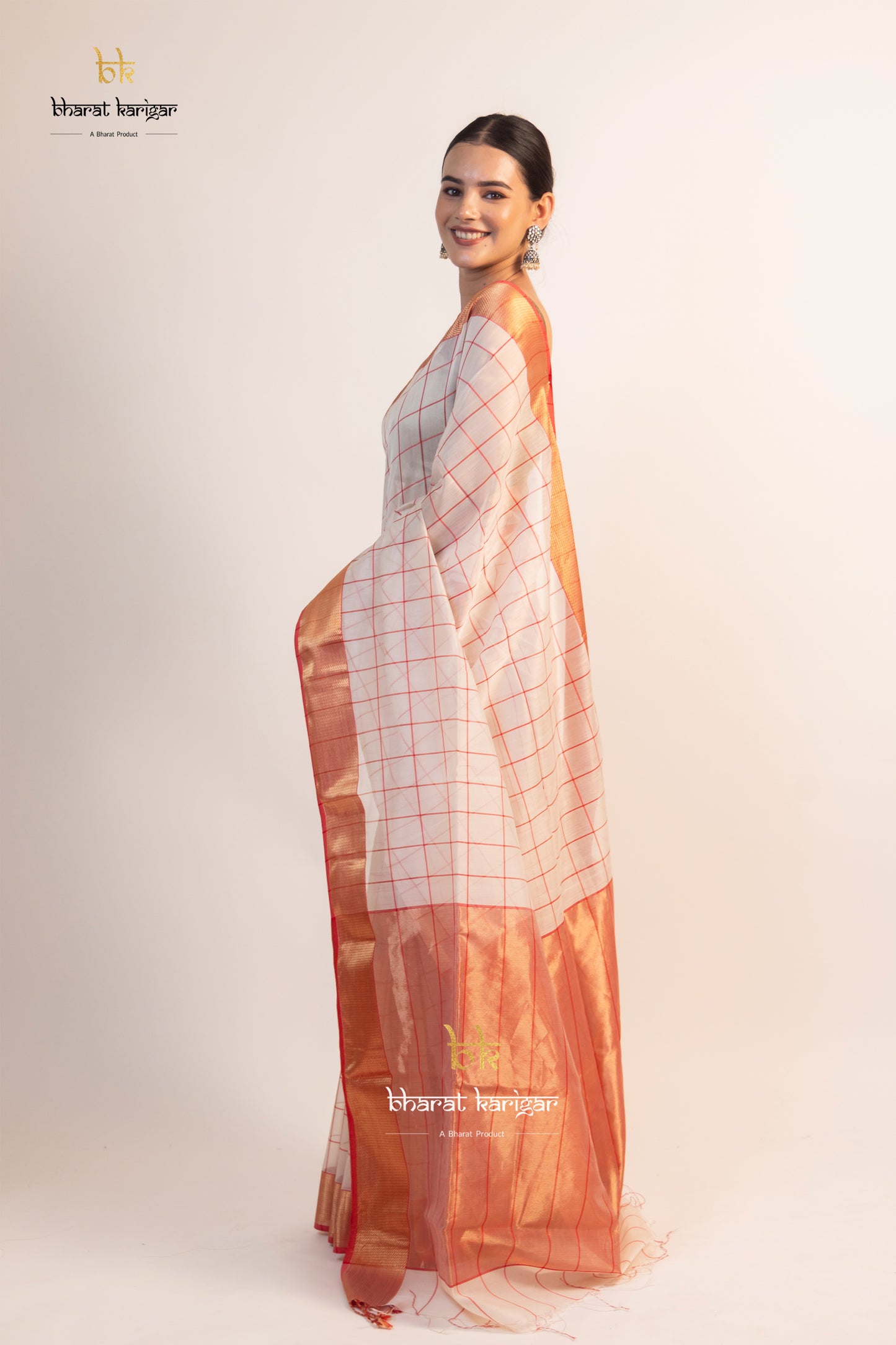 Maheshwari handloom Saree -Product code-THA020