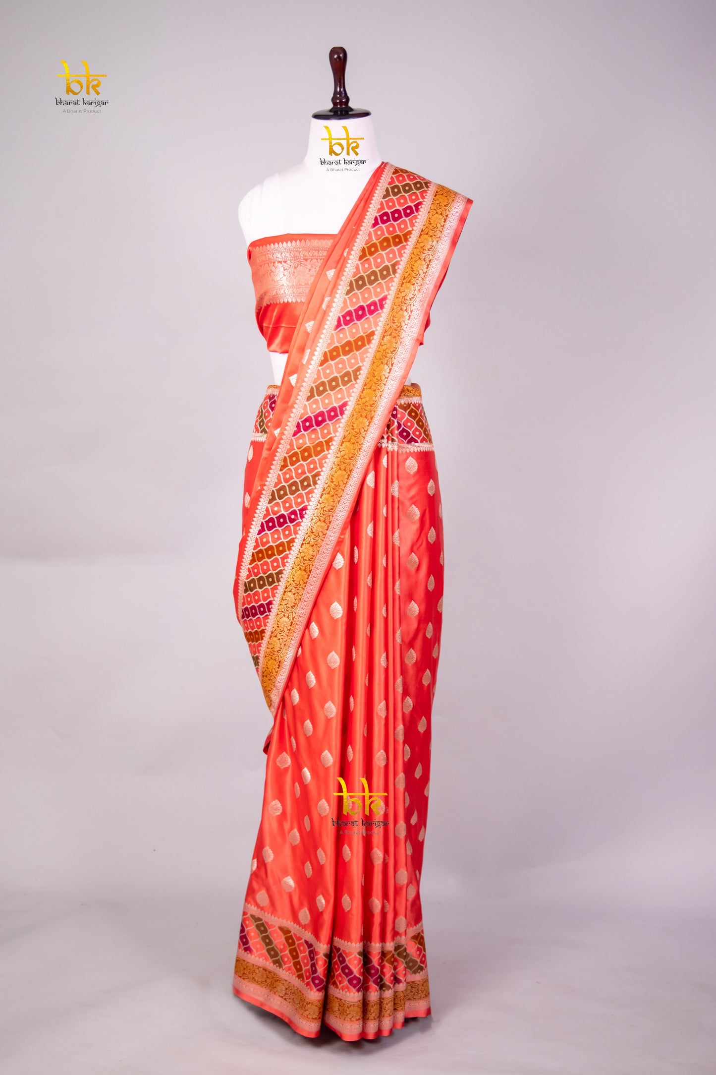 Banarasi mashru handloom Silk code-BYD135
