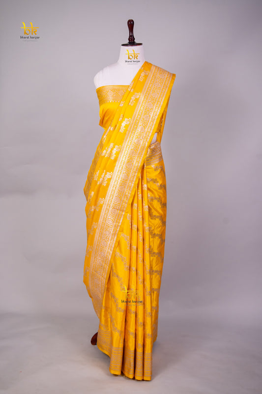 Banarasi mashru handloom Silk code-BYD133