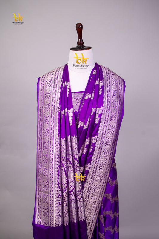 Banarasi mashru handloom Silk code-BYD131