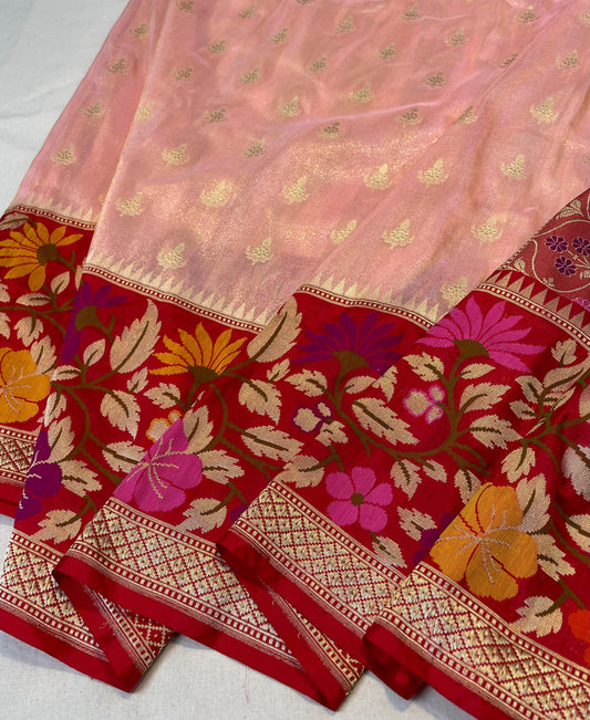 Banarasi Tissue handloom Silk Saree code-BTA13
