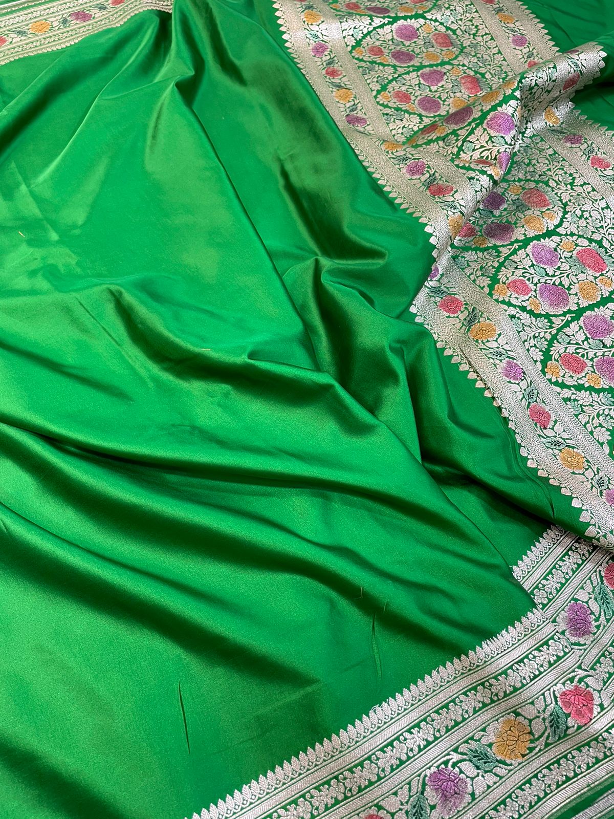 Banarasi mashru handloom Silk code-BSH70