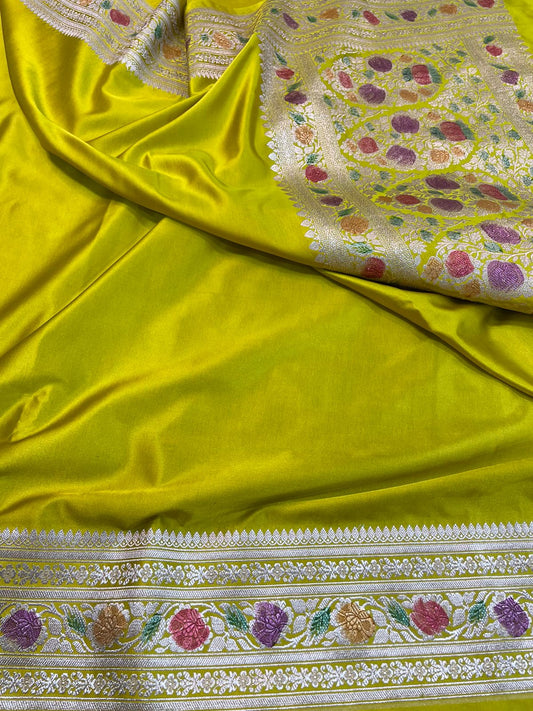 Banarasi mashru handloom Silk code-BSH73