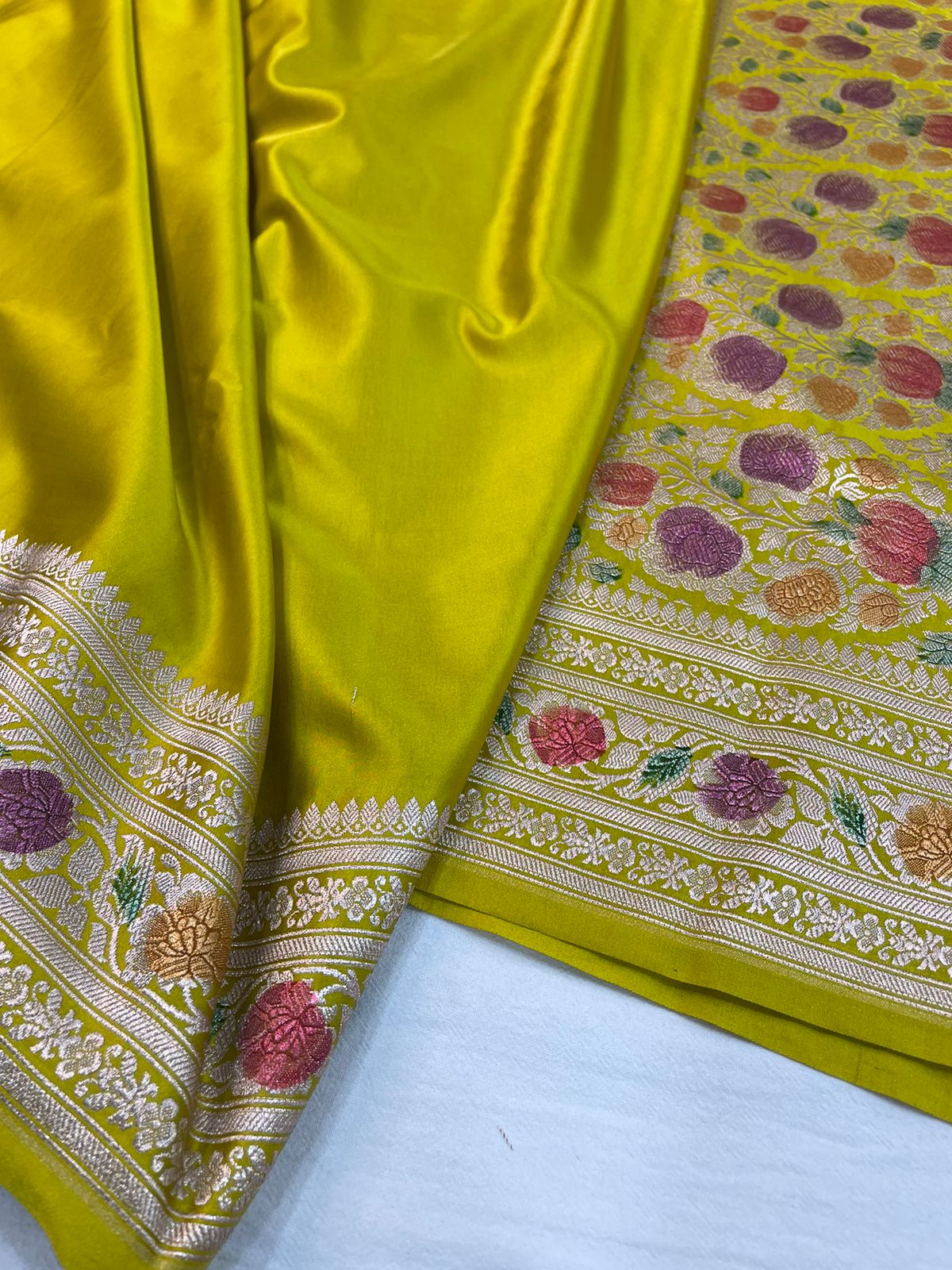 Banarasi mashru handloom Silk code-BSH73