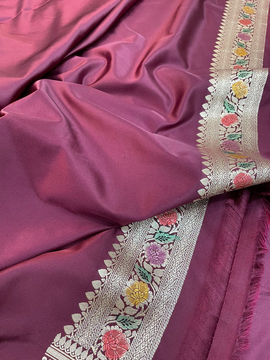 Banarasi mashru handloom Silk code-BSH74